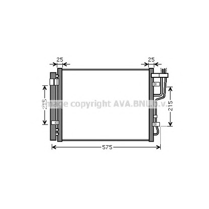 Photo Condenseur, climatisation AVA QUALITY COOLING HY5189