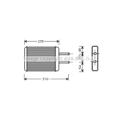 Foto Wärmetauscher, Innenraumheizung AVA QUALITY COOLING HY6069