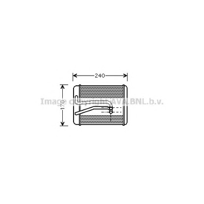 Photo Heat Exchanger, interior heating AVA QUALITY COOLING HY6119