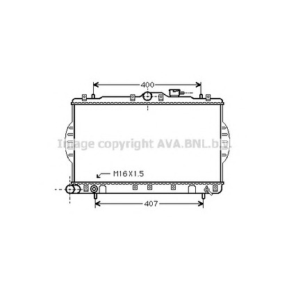 Photo Radiator, engine cooling AVA QUALITY COOLING HYA2088