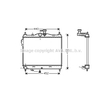 Foto Radiatore, Raffreddamento motore AVA QUALITY COOLING HYA2101