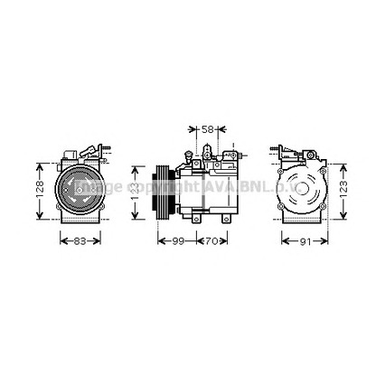 Фото Компрессор, кондиционер AVA QUALITY COOLING HYK160