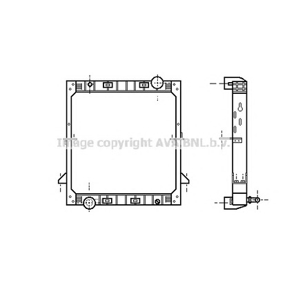 Zdjęcie Chłodnica, układ chłodzenia silnika AVA QUALITY COOLING IV2059