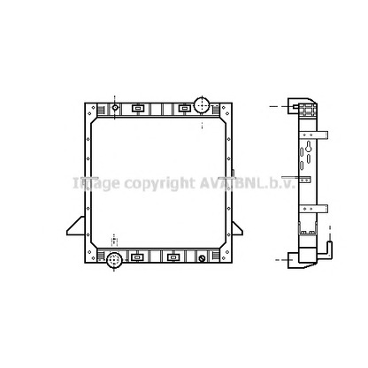 Foto Radiatore, Raffreddamento motore AVA QUALITY COOLING IVA2008