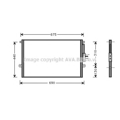 Фото Конденсатор, кондиционер AVA QUALITY COOLING JE5018