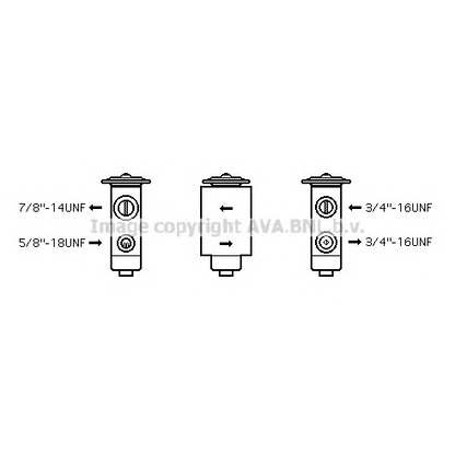 Фото Расширительный клапан, кондиционер AVA QUALITY COOLING JR1038