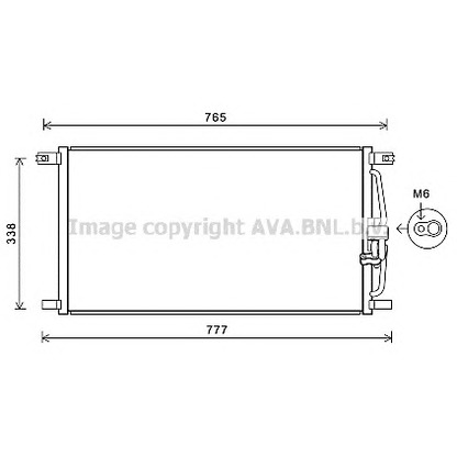 Zdjęcie Skraplacz, klimatyzacja AVA QUALITY COOLING JR5052