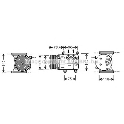 Foto Kompressor, Klimaanlage AVA QUALITY COOLING JRAK025