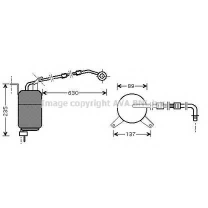 Foto Filtro deshidratante, aire acondicionado AVA QUALITY COOLING JRD033