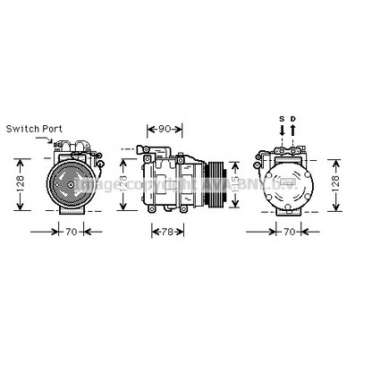 Фото Компрессор, кондиционер AVA QUALITY COOLING JRK030