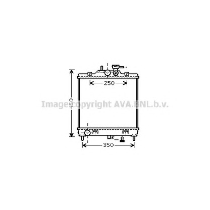 Foto Kühler, Motorkühlung AVA QUALITY COOLING KA2064