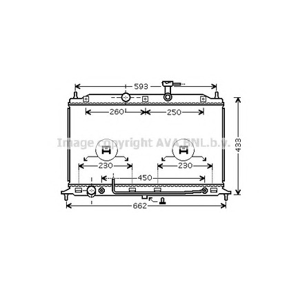 Фото Радиатор, охлаждение двигателя AVA QUALITY COOLING KA2078