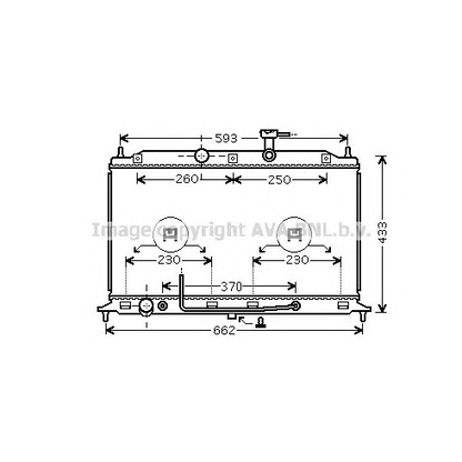 Foto Radiador, refrigeración del motor AVA QUALITY COOLING KA2152