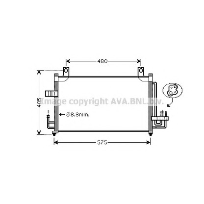 Foto Kondensator, Klimaanlage AVA QUALITY COOLING KA5068