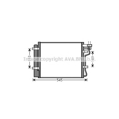 Photo Condenser, air conditioning AVA QUALITY COOLING KA5134