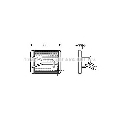 Foto Wärmetauscher, Innenraumheizung AVA QUALITY COOLING KA6048