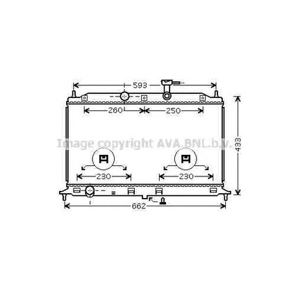 Photo Radiateur, refroidissement du moteur AVA QUALITY COOLING KAA2077