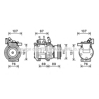 Фото Компрессор, кондиционер AVA QUALITY COOLING KAK177