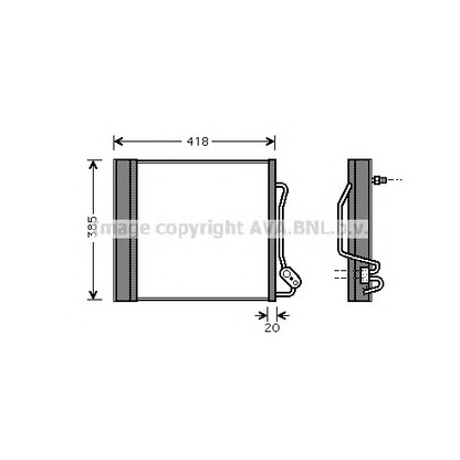 Фото Конденсатор, кондиционер AVA QUALITY COOLING MC5010