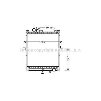 Foto Radiatore, Raffreddamento motore AVA QUALITY COOLING ME2171