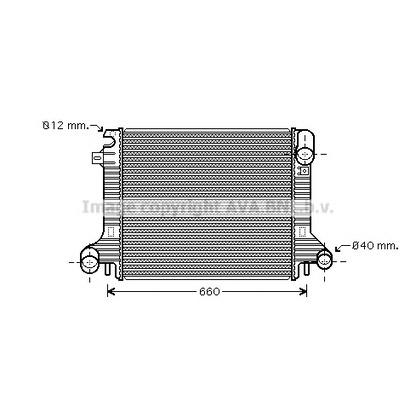 Foto Radiador, refrigeración del motor AVA QUALITY COOLING ME2206