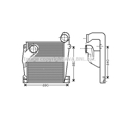 Фото Интеркулер AVA QUALITY COOLING ME4196