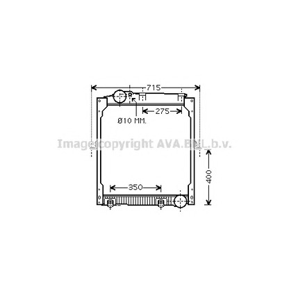 Photo Radiator, engine cooling AVA QUALITY COOLING ME2197