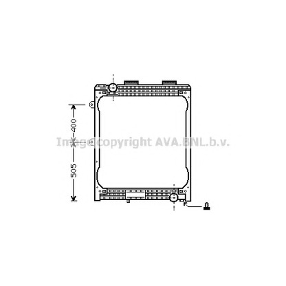 Foto Radiador, refrigeración del motor AVA QUALITY COOLING MN2023