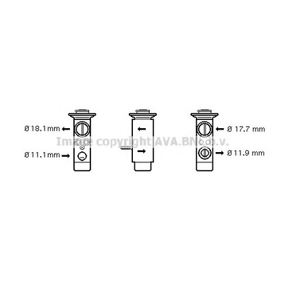 Foto Valvola ad espansione, Climatizzatore AVA QUALITY COOLING MS1124