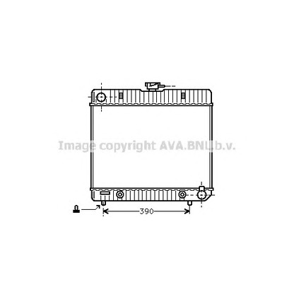 Фото Радиатор, охлаждение двигателя AVA QUALITY COOLING MS2040