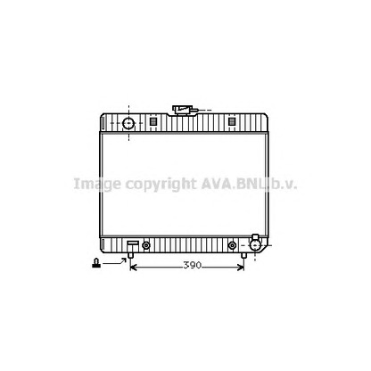 Фото Радиатор, охлаждение двигателя AVA QUALITY COOLING MS2048