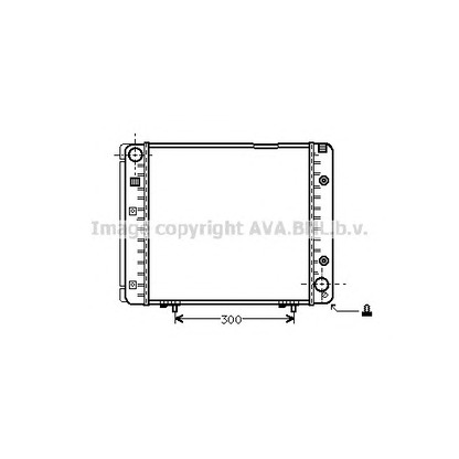 Zdjęcie Chłodnica, układ chłodzenia silnika AVA QUALITY COOLING MS2080