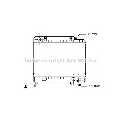 Photo Radiateur, refroidissement du moteur AVA QUALITY COOLING MS2163