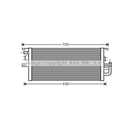 Photo Low Temperature Cooler, intercooler AVA QUALITY COOLING MS2487