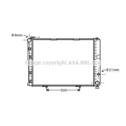 Photo Radiateur, refroidissement du moteur AVA QUALITY COOLING MS2553