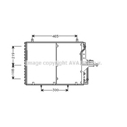 Photo Condenseur, climatisation AVA QUALITY COOLING MS5169