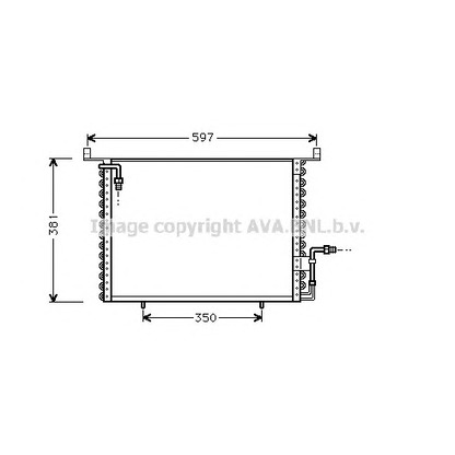 Photo Condenseur, climatisation AVA QUALITY COOLING MS5194