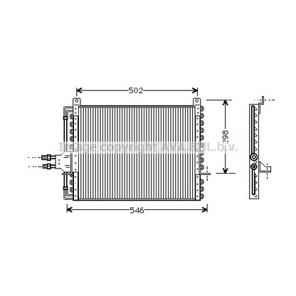 Photo Condenseur, climatisation AVA QUALITY COOLING MS5205