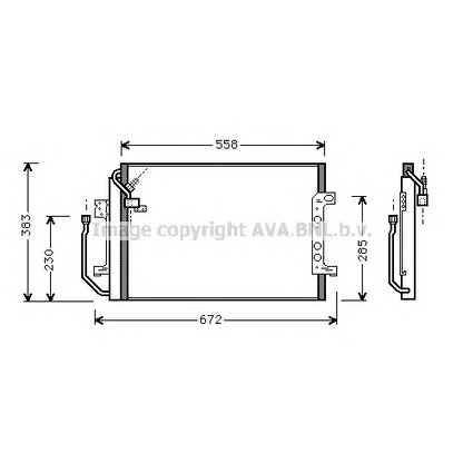 Foto Condensador, aire acondicionado AVA QUALITY COOLING MS5257