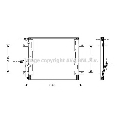 Foto Kondensator, Klimaanlage AVA QUALITY COOLING MS5262