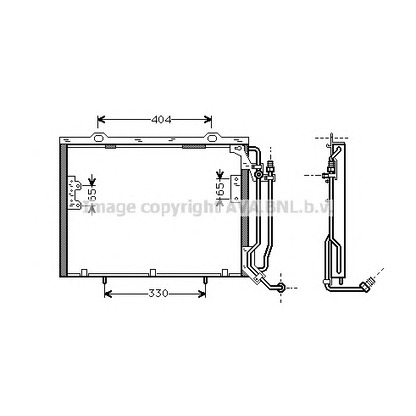 Photo Condenseur, climatisation AVA QUALITY COOLING MS5279