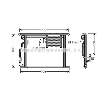 Foto Kondensator, Klimaanlage AVA QUALITY COOLING MS5467