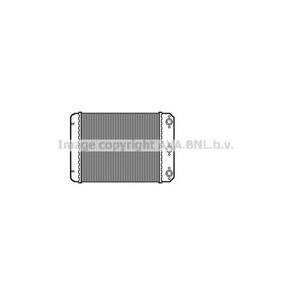 Фото Теплообменник, отопление салона AVA QUALITY COOLING MS6107