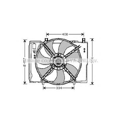 Foto Ventilador, refrigeración del motor AVA QUALITY COOLING MS7504