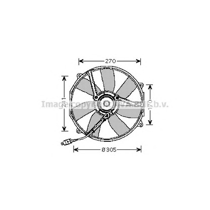 Foto Ventilador, condensador del aire acondicionado AVA QUALITY COOLING MS7512