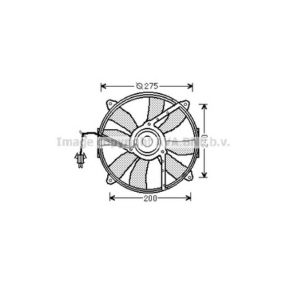 Photo Ventilateur, condenseur de climatisation AVA QUALITY COOLING MS7520