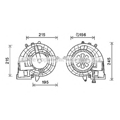 Zdjęcie Wentylator wnętrza AVA QUALITY COOLING MS8612