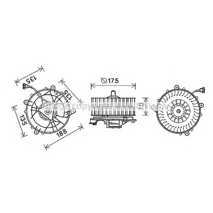 Zdjęcie Wentylator wnętrza AVA QUALITY COOLING MS8661