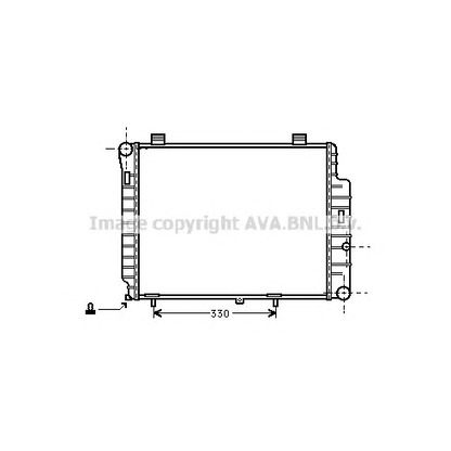 Foto Radiador, refrigeración del motor AVA QUALITY COOLING MSA2155