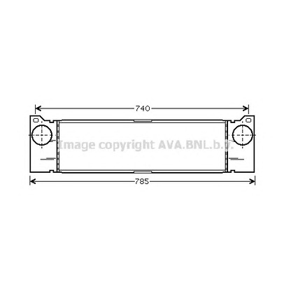 Foto Intercooler AVA QUALITY COOLING MSA4370